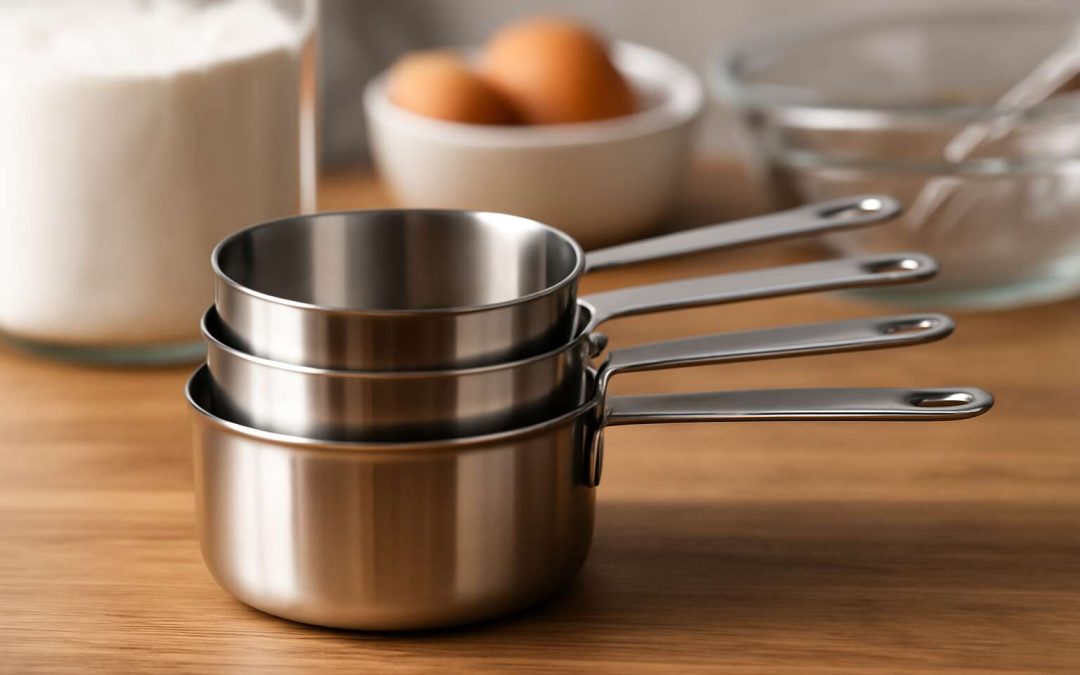 Upgrade Your Kitchen with Stylish and Durable Stainless Measuring Cups for Perfect Results
