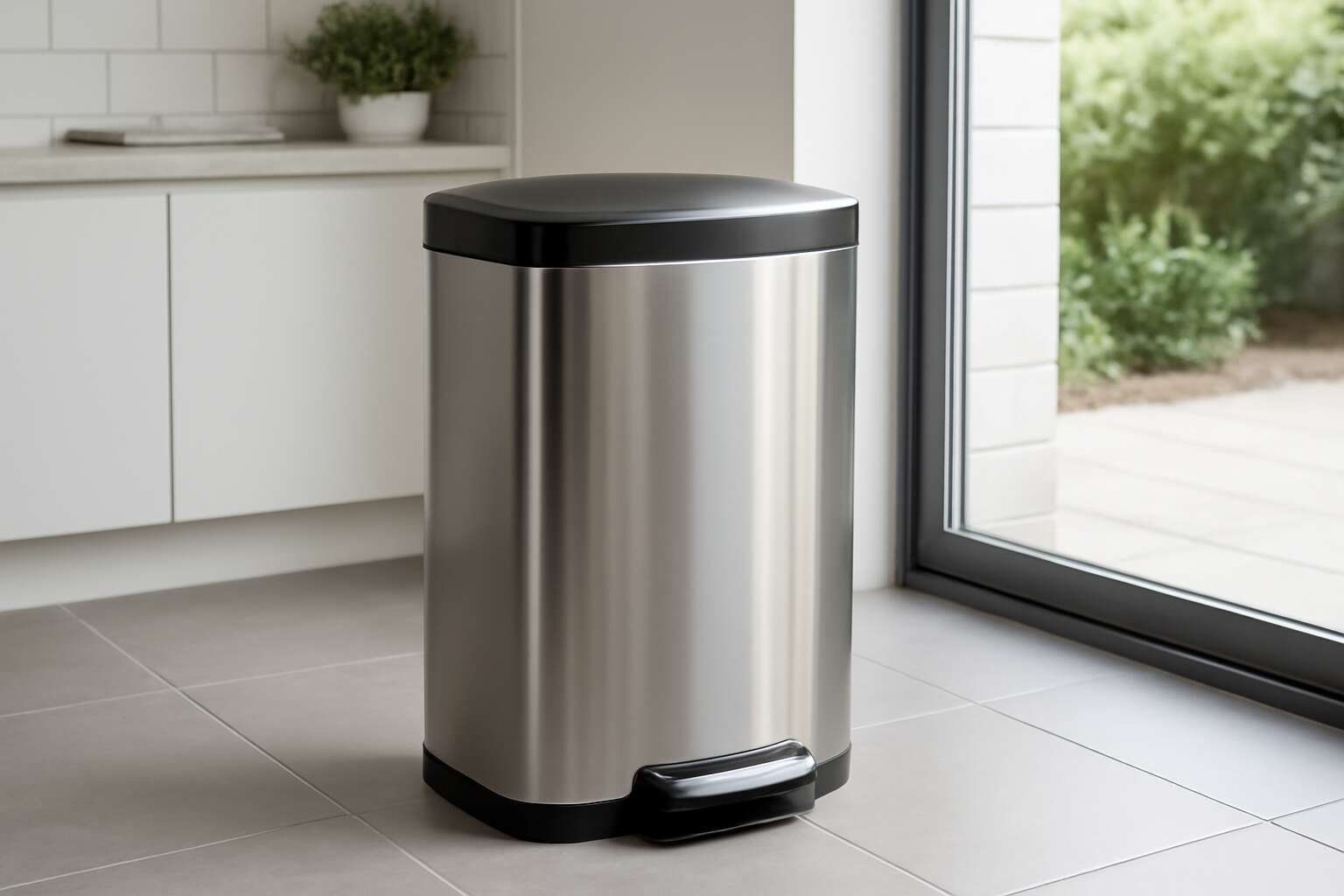 stainless dustbin