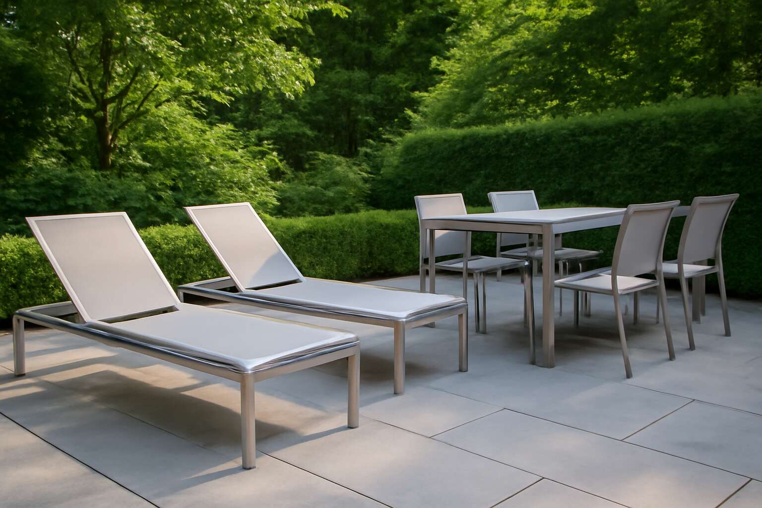 stainless steel outdoor furniture