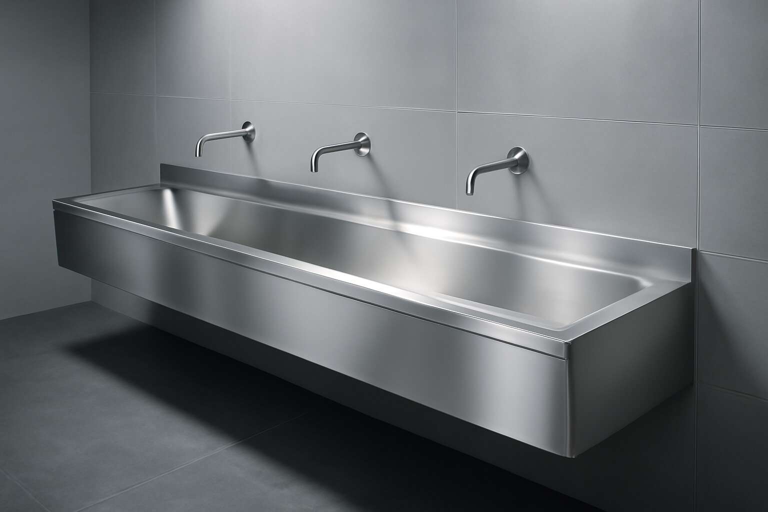 wash trough stainless steel