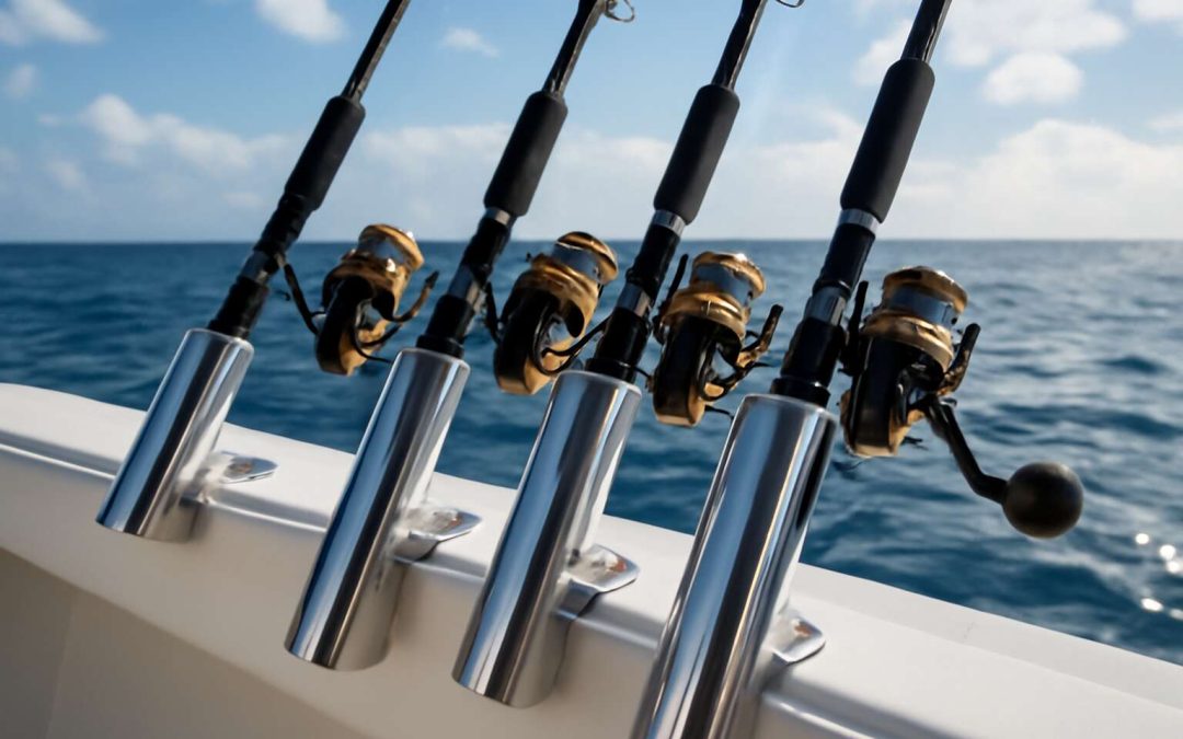 Upgrade Your Boat with Durable and Stylish Stainless Rod Holders for Seamless Fishing Adventures