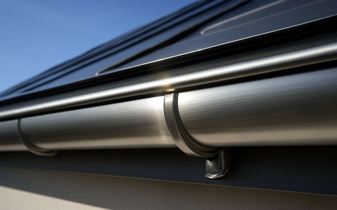 stainless steel gutter: the durable, stylish solution for leak-free roofs.