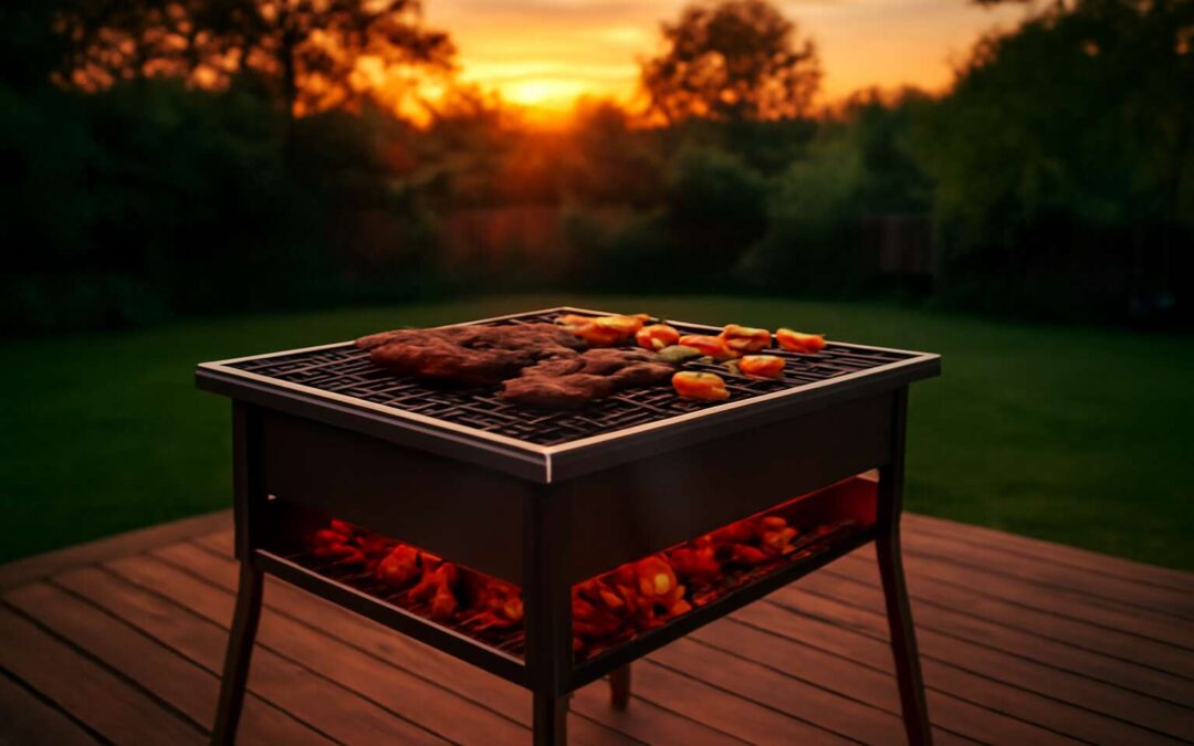 Upgrade your backyard with a stainless steel charcoal braai for next-level grilling.