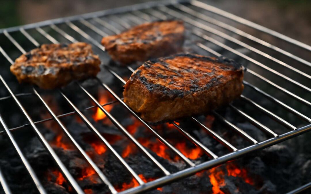 Upgrade your grill with a stainless braai grid for flawless searing and easy cleanup.