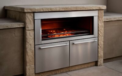 Elevate Outdoor Grilling with built in stainless steel braai for Effortless Feasts