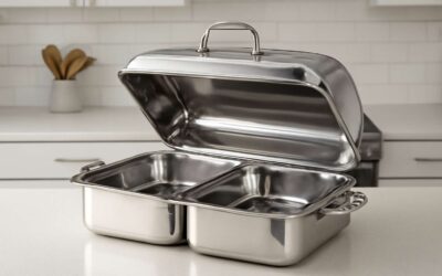 Upgrade your kitchen with a stainless steel double roaster for perfect, even roasts