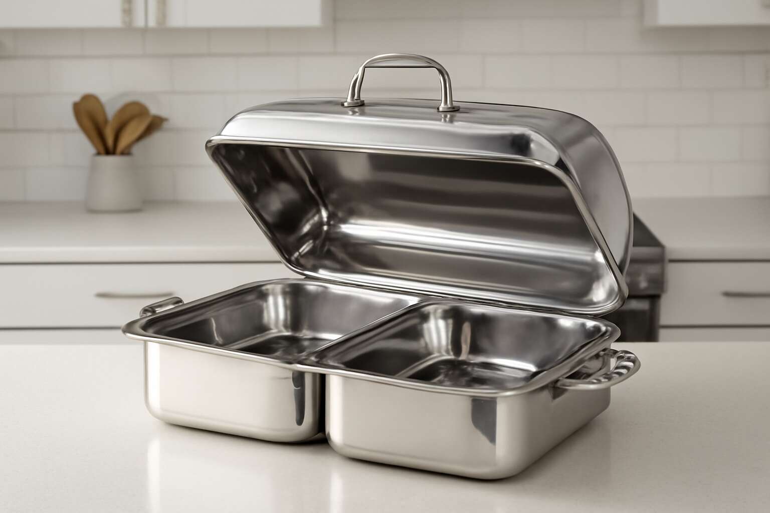 stainless steel double roaster