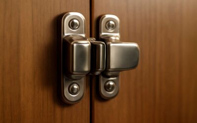 Upgrade with a stainless latch: Durable, sleek hardware for cabinets and lockers